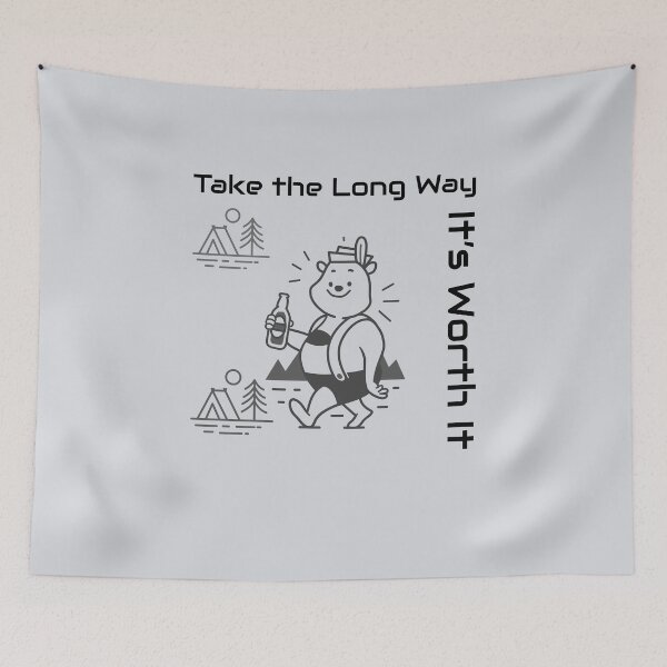 Item preview, Take the Long Way — It’s Worth It-V2 designed and sold by CHIEF-HAT STORE.