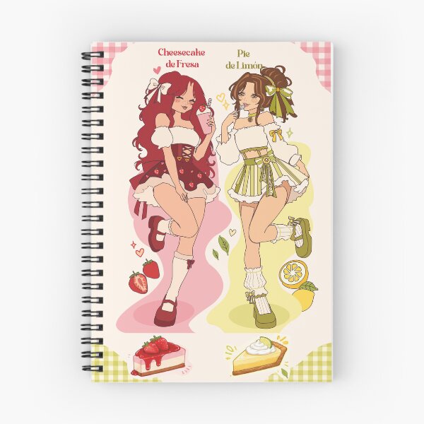 Item preview, Sweet Friends: Strawberry Cheesecake & Lemon Pie designed and sold by NovaArte19.