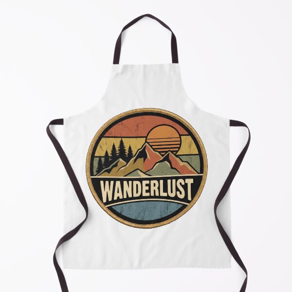 Item preview, Vintage 70s Wanderlust Mountain Sunset Adventure Badge designed and sold by pattman.