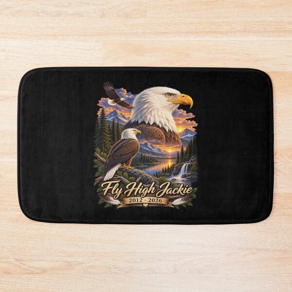 Item preview, Fly High Jackie Vintage Jackie and Shadow Bald Eagle  designed and sold by AnitaBice.