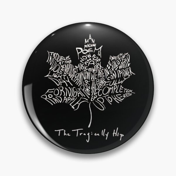 Item preview, White logo Tragically Hip Band T-Shirt designed and sold by PopGraphic.