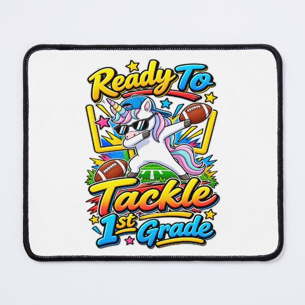 Item preview, Ready For 1st Grade Football Player Unicorn School Spirit designed and sold by QuiteOrbit.
