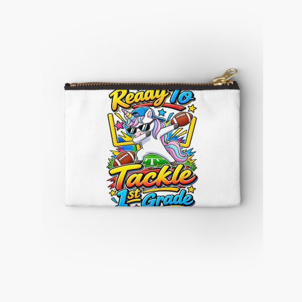Item preview, Ready For 1st Grade Football Player Unicorn School Spirit designed and sold by QuiteOrbit.