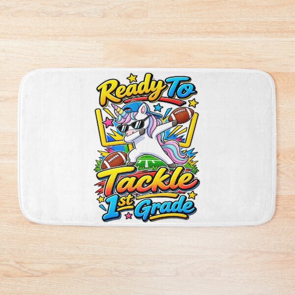 Item preview, Ready For 1st Grade Football Player Unicorn School Spirit designed and sold by QuiteOrbit.