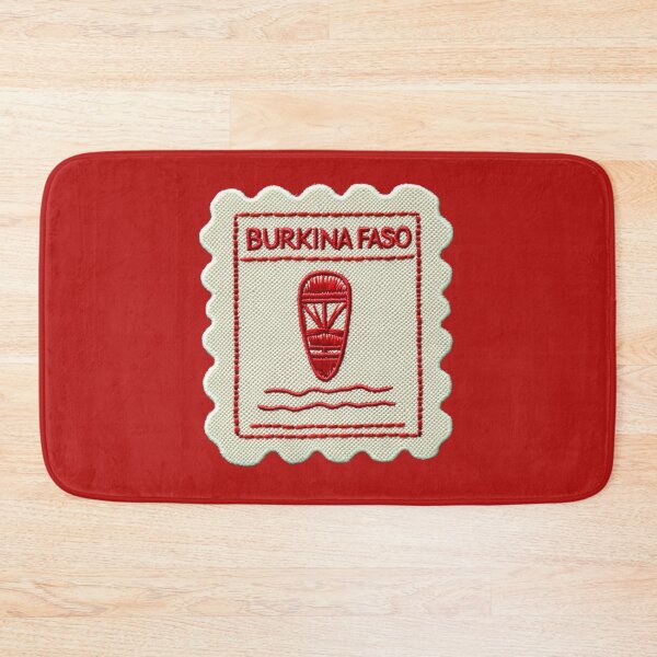 Item preview, Burkina Faso Travel Patch Tribal Mask Embroidered designed and sold by tiigerdad.