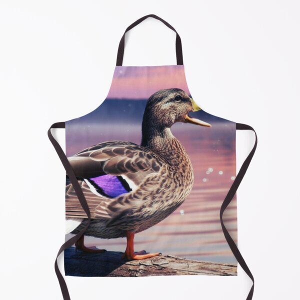 Item preview, Duck standing on a log with a firefly on the beck designed and sold by RevolveArt67.
