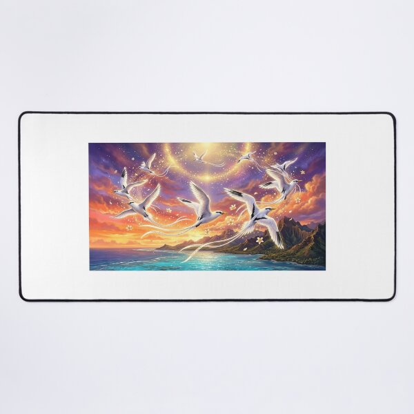 Item preview, Bird Ballet — Flight of the Tropicbirds designed and sold by Hawaii26.