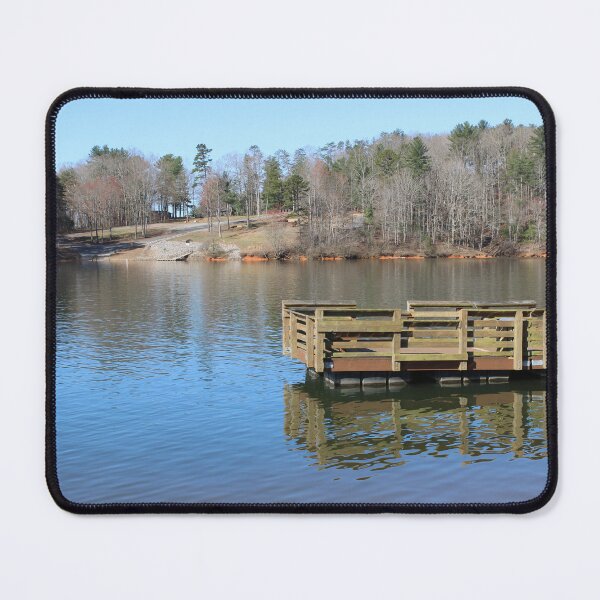 Item preview, Peaceful NC Lake Dock Scene designed and sold by amusefullife.