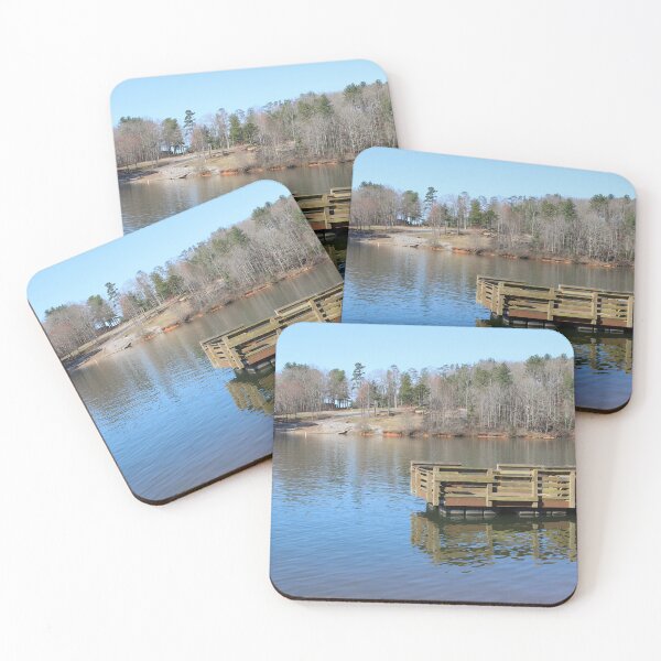 Item preview, Peaceful NC Lake Dock Scene designed and sold by amusefullife.