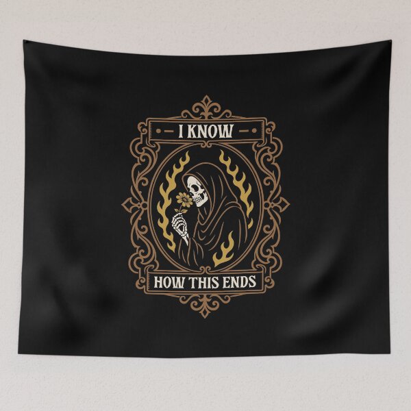 Item preview, I Know How This Ends Dark Humor designed and sold by pixeptional.