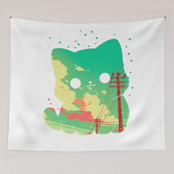 Item preview, Aesthetic Cat Sky designed and sold by mustbewhy.
