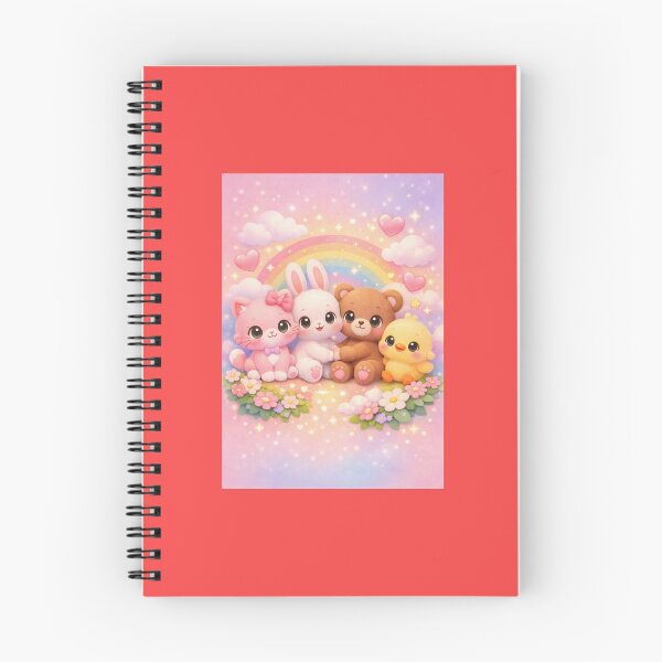 Item preview, “Kawaii Animalitos Pastel – Amigos Tiernos en Arcoíris” designed and sold by yuliettestore.