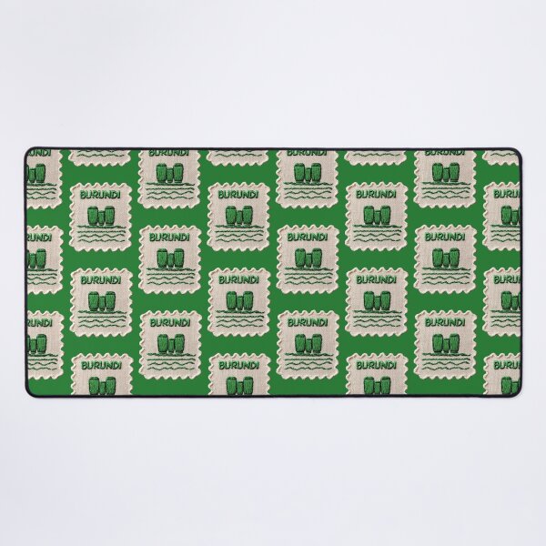Item preview, Burundi Travel Patch Royal Drums Embroidered Stamp designed and sold by tiigerdad.
