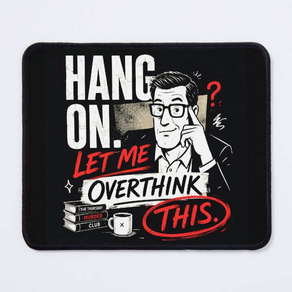 Item preview, Richard Osman – Let Me Overthink This Book Lover Humor designed and sold by Abidel.
