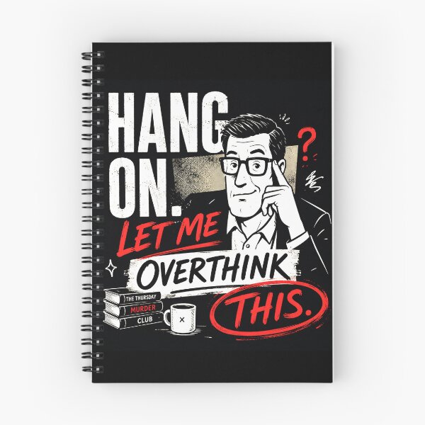Item preview, Richard Osman – Let Me Overthink This Book Lover Humor designed and sold by Abidel.