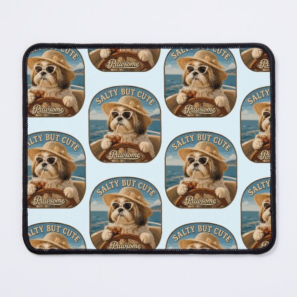 Item preview, Captain Pawsome Shih Tzu Shirt – Funny Boating & Yacht Dog Lover Gift for Shih Tzu Owners designed and sold by PawsAndPallette .