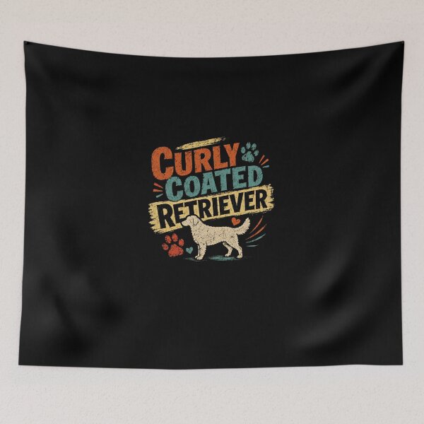 Item preview, Curly Coated Retriever Dog Owner Breed Lover designed and sold by Star3NowForMe.