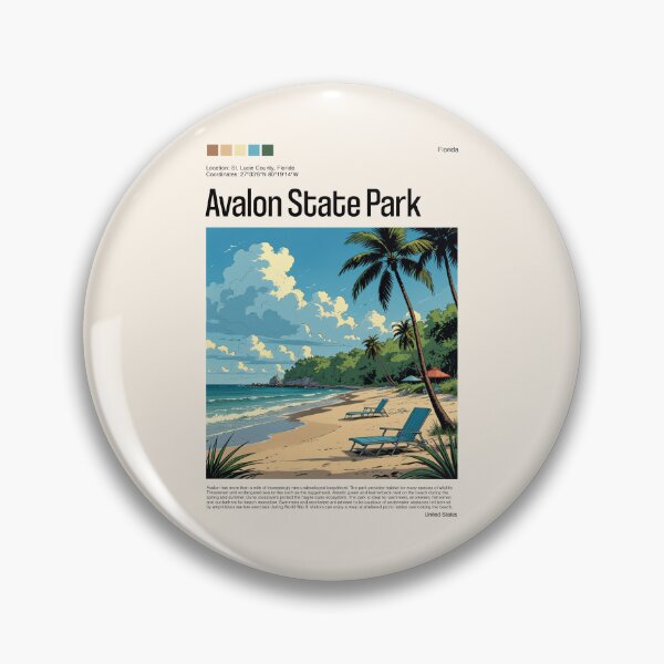 Item preview, Avalon State Park Poster (Florida), USA designed and sold by PinkandP.