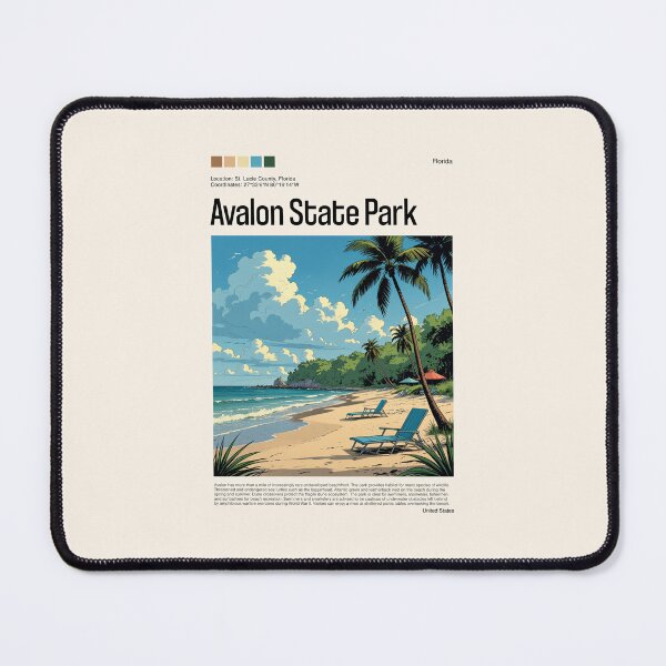 Item preview, Avalon State Park Poster (Florida), USA designed and sold by PinkandP.