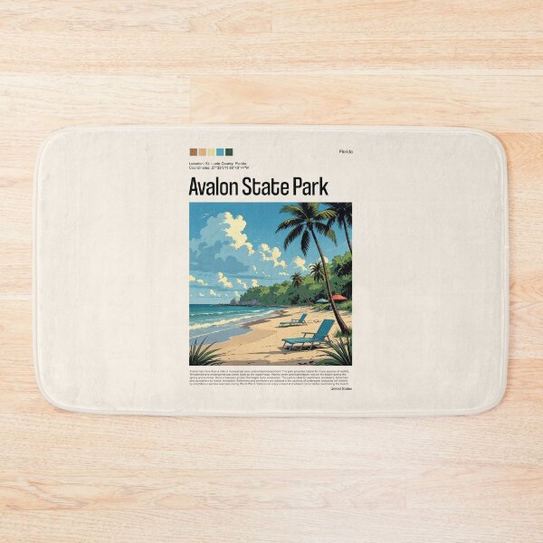 Item preview, Avalon State Park Poster (Florida), USA designed and sold by PinkandP.