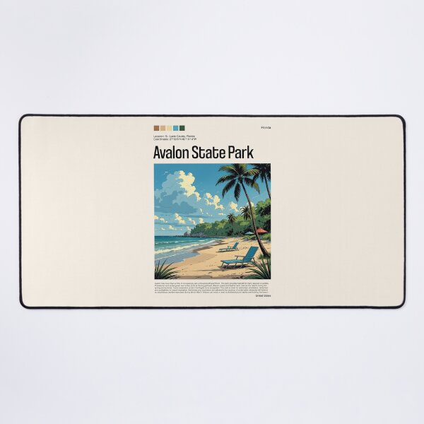 Item preview, Avalon State Park Poster (Florida), USA designed and sold by PinkandP.