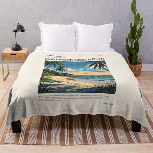 Item preview, Bald Point State Park Poster (Florida), USA designed and sold by PinkandP.