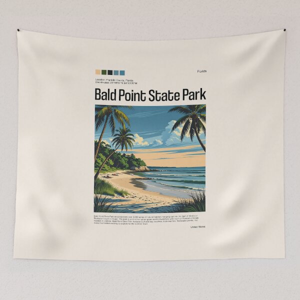 Item preview, Bald Point State Park Poster (Florida), USA designed and sold by PinkandP.