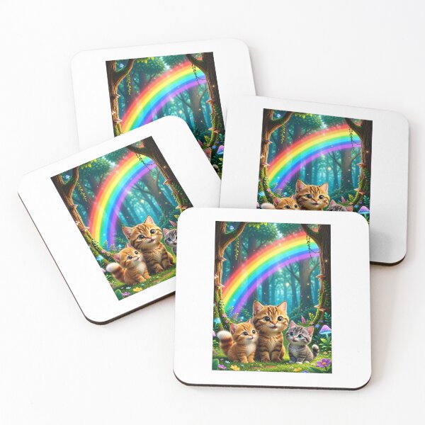 Item preview, Gatitos Mágicos bajo el Arcoíris designed and sold by yuliettestore.