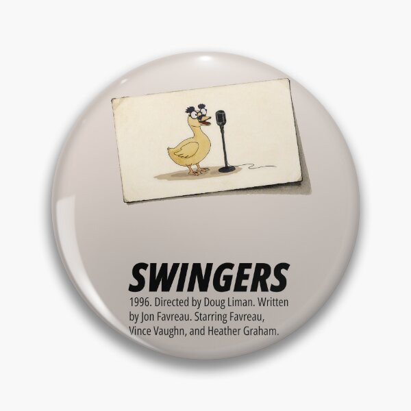 Item preview, Swingers (1996) minimalist movie poster art, the Groucho duck designed and sold by Three stacked penguins.