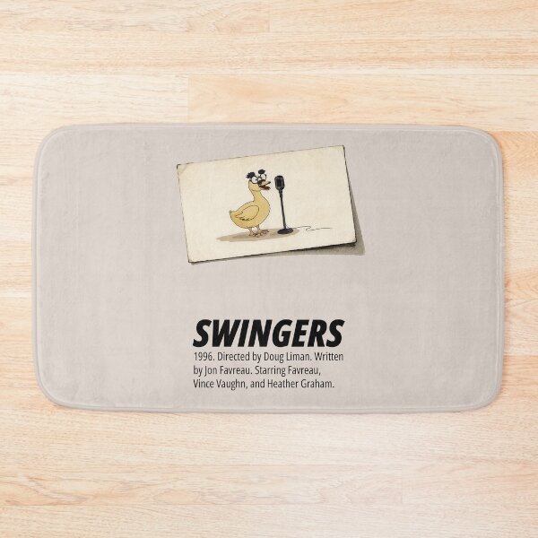 Item preview, Swingers (1996) minimalist movie poster art, the Groucho duck designed and sold by Three stacked penguins.