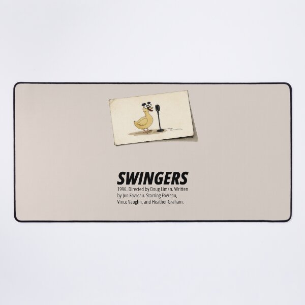 Item preview, Swingers (1996) minimalist movie poster art, the Groucho duck designed and sold by Three stacked penguins.