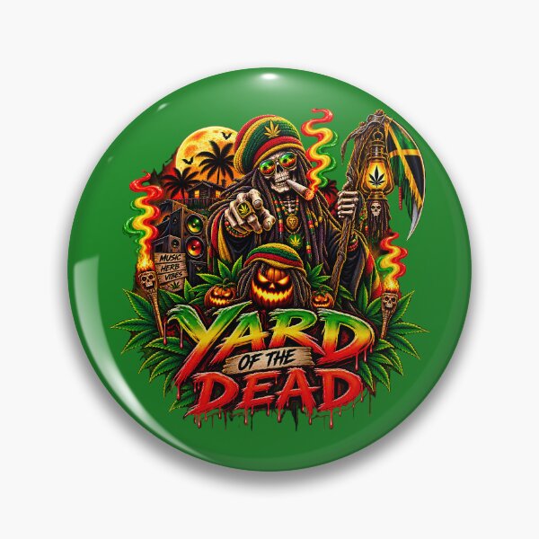 Item preview, Rastafari Grim Reaper Halloween - Yard Of The Dead Reggae Art designed and sold by digitalbob60.