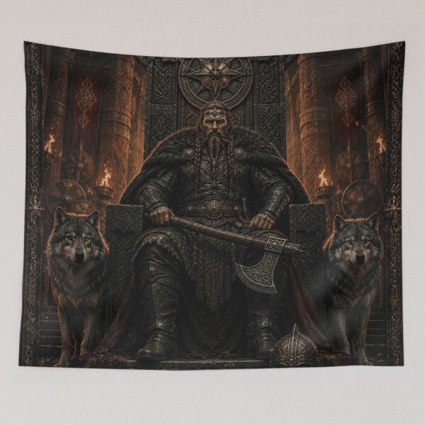 Item preview, The Wolf Throne – Legendary Viking King designed and sold by i-corp.