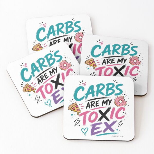 Item preview, Type 1 Diabetes - Carbs are my toxic ex  designed and sold by Funny Diabetes.