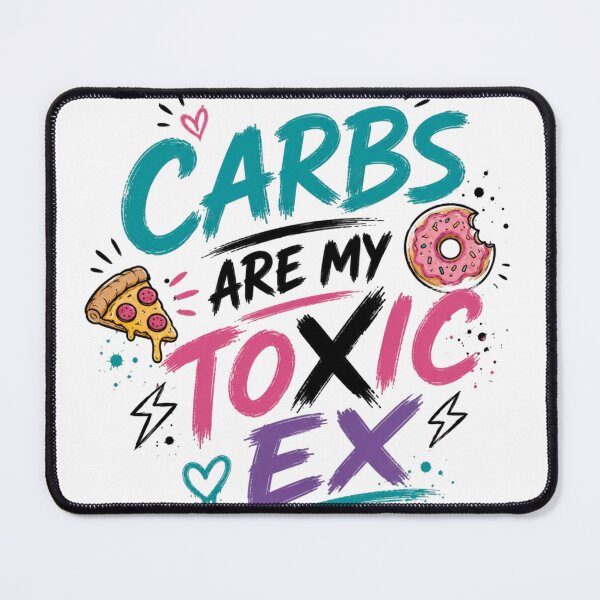 Item preview, Type 1 Diabetes - Carbs are my toxic ex designed and sold by Funny Diabetes.