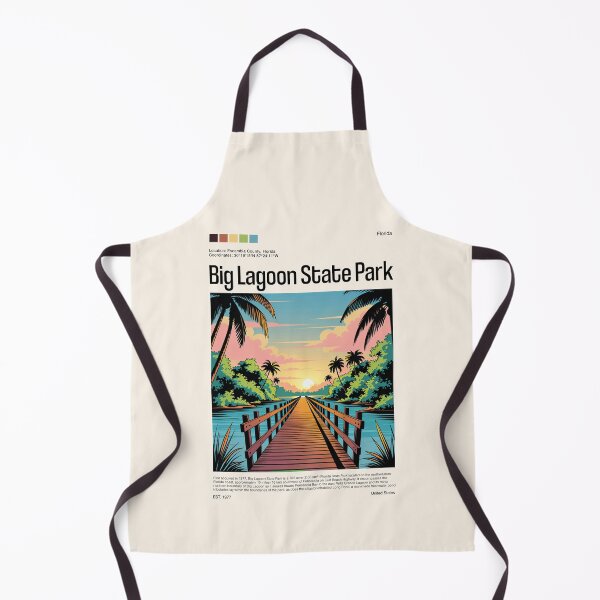 Item preview, Big Lagoon State Park Poster (Florida), USA designed and sold by PinkandP.