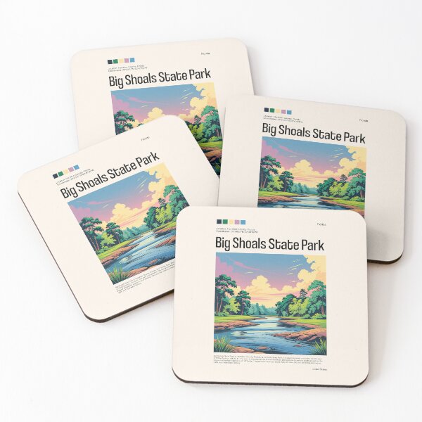 Item preview, Big Shoals State Park Poster (Florida), USA designed and sold by PinkandP.