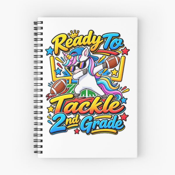 Item preview, Cute Unicorn Football 2nd Grade Student Back To School designed and sold by QuiteOrbit.