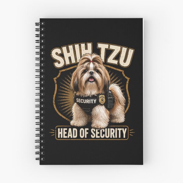 Item preview, Shih Tzu Head of Security Shirt – Funny Security Guard Dog Gift for Shih Tzu Lovers designed and sold by PawsAndPallette .