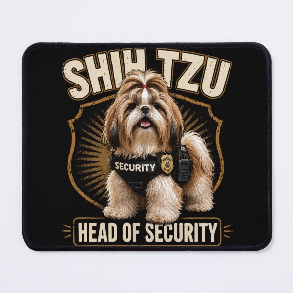Item preview, Shih Tzu Head of Security Shirt – Funny Security Guard Dog Gift for Shih Tzu Lovers designed and sold by PawsAndPallette .