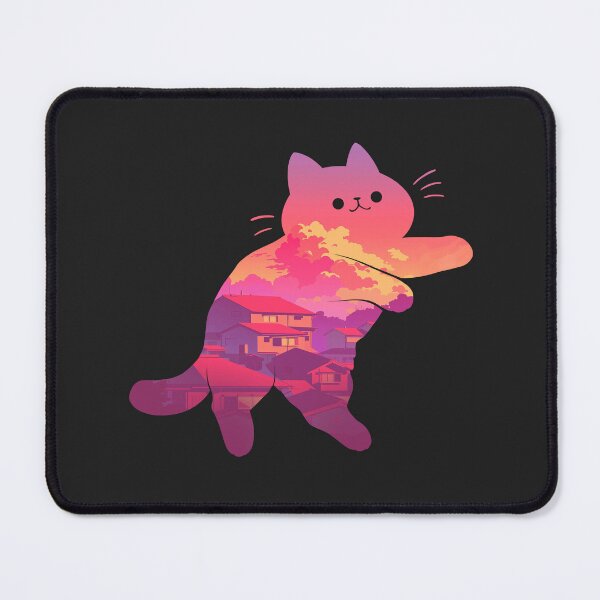 Item preview, Cute Cat Sunset designed and sold by mustbewhy.