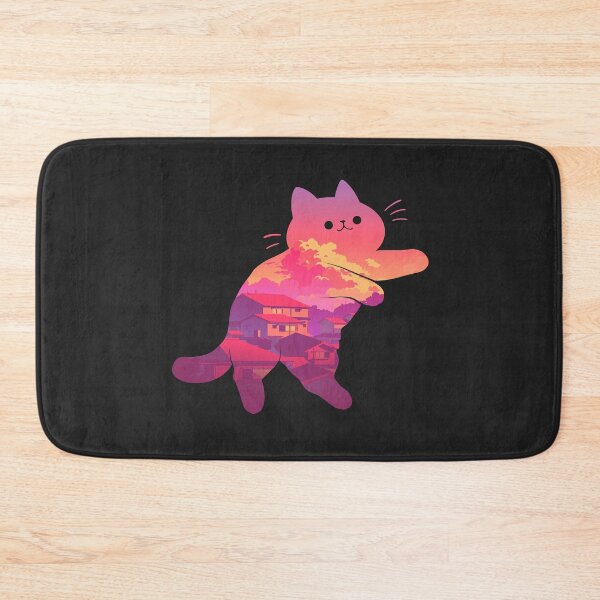 Item preview, Cute Cat Sunset designed and sold by mustbewhy.