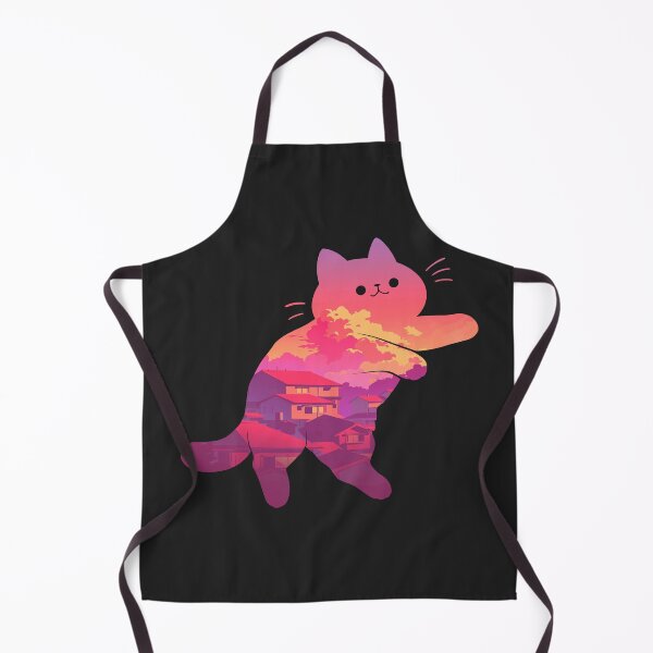Item preview, Cute Cat Sunset designed and sold by mustbewhy.