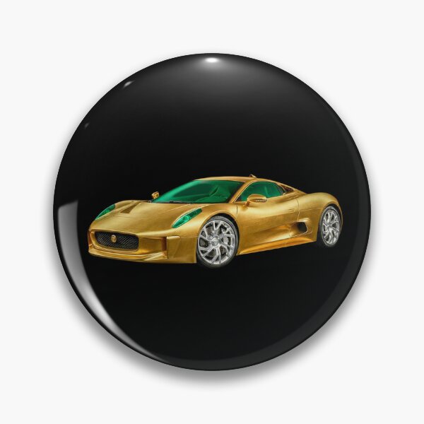Item preview, Gold Bugatti Chiron emerald glass - 00x designed and sold by C3R0.