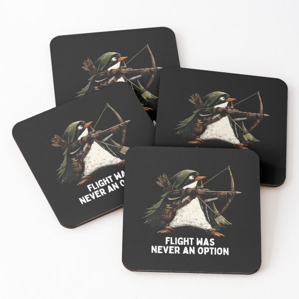 Item preview, Flight was Never an Option Archer Penguin Graphic Funny  designed and sold by AnitaBice.