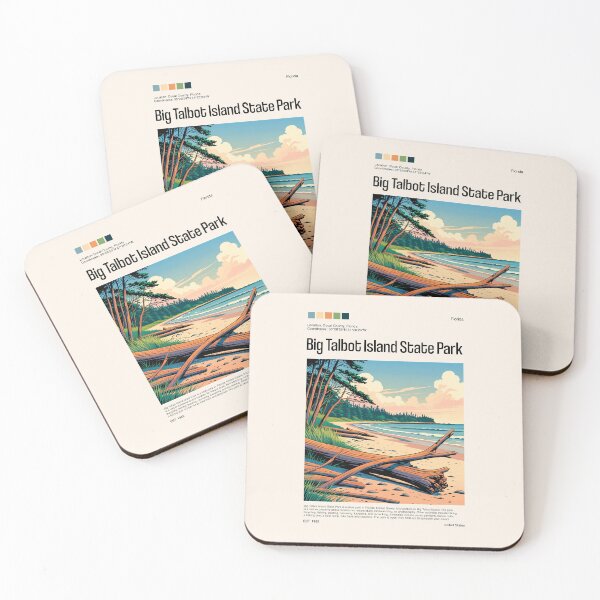 Item preview, Big Talbot Island State Park Poster (Florida), USA designed and sold by PinkandP.