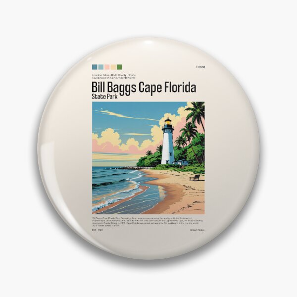 Item preview, Bill Baggs Cape Florida State Park Poster (Florida), USA designed and sold by PinkandP.