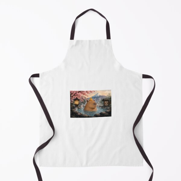 Item preview, Capybara Onsen Chill – Cute Japanese Hot Spring designed and sold by Ak-art-shop.