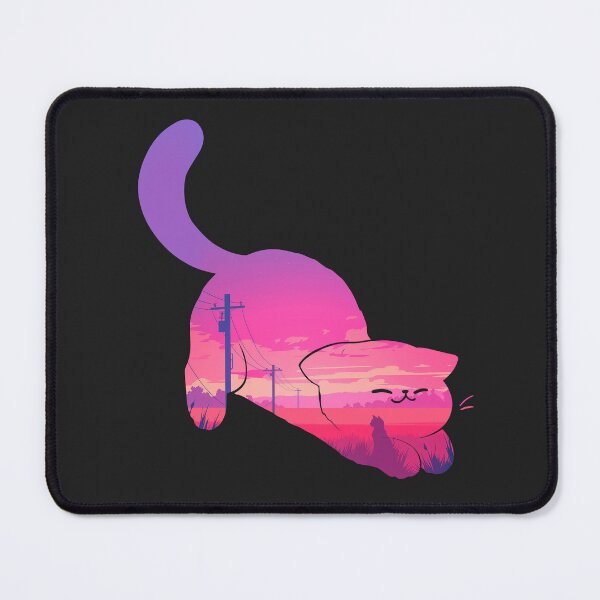Item preview, Cozy Cat Sunset designed and sold by mustbewhy.