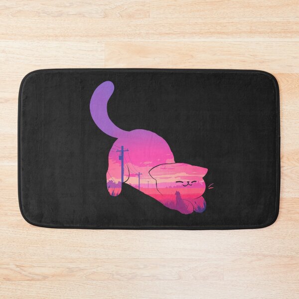 Item preview, Cozy Cat Sunset designed and sold by mustbewhy.